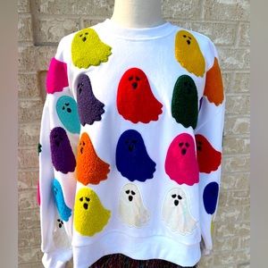 Queen of sparkles ghost sweatshirt